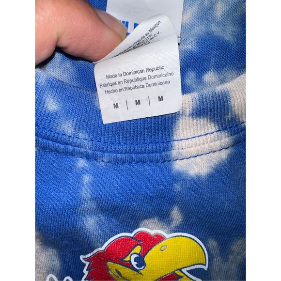Kansas Jayhawks Bleached Tee - Picture 4 of 4